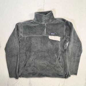Patagonia Women's Synchilla Snap-T Fleece Pullover Gray Size Large